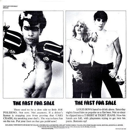 The Fast : The Fast For Sale (LP, Album)