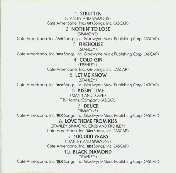 Kiss : Kiss (CD, Album, RE)