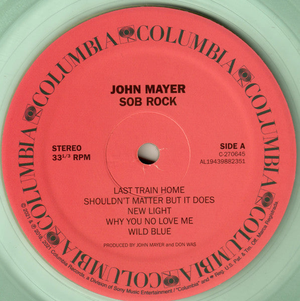 John Mayer : Sob Rock (LP, Album, Ltd, Cle)