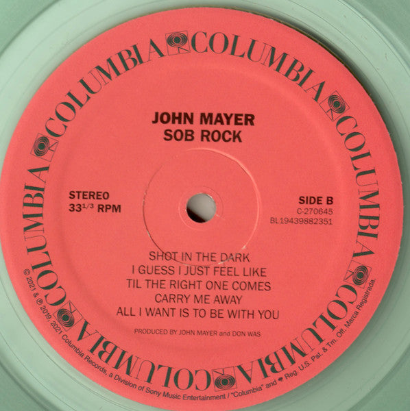 John Mayer : Sob Rock (LP, Album, Ltd, Cle)