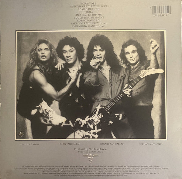 Van Halen : Women And Children First (LP, Album)