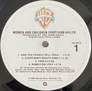 Van Halen : Women And Children First (LP, Album)