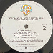 Van Halen : Women And Children First (LP, Album)