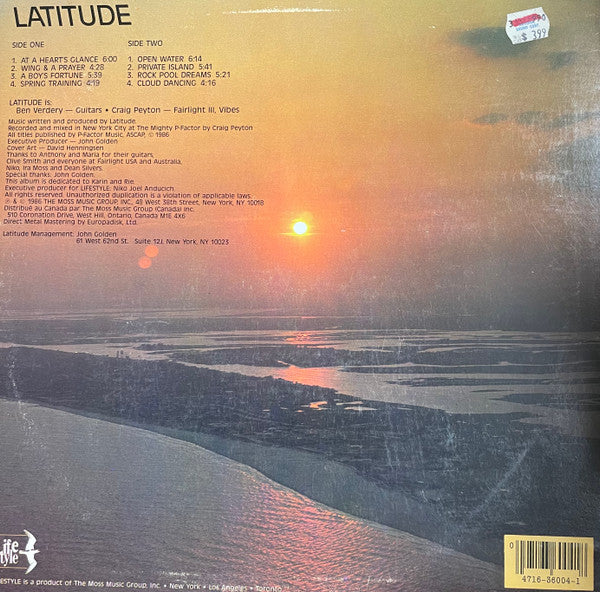 Latitude (2) : Latitude (LP, Album)