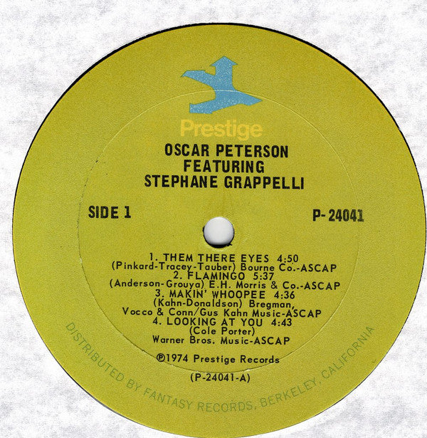 Oscar Peterson, Stephane Grappelli* : Peterson/Grappelli (2xLP, Album, Ter)