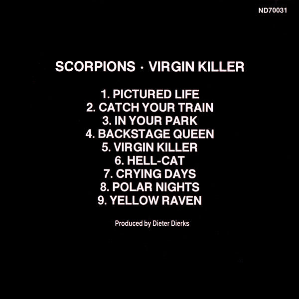 Scorpions : Virgin Killer (CD, Album, RP)