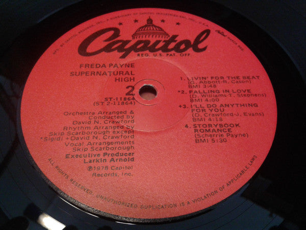 Freda Payne : Supernatural High (LP, Album)