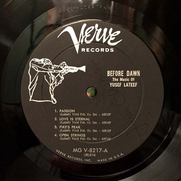 Yusef Lateef : Before Dawn: The Music Of Yusef Lateef (LP, Album, Mono)