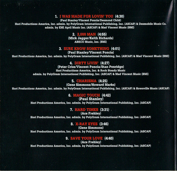 KISS : Dynasty (CD, Album, RE, RM)