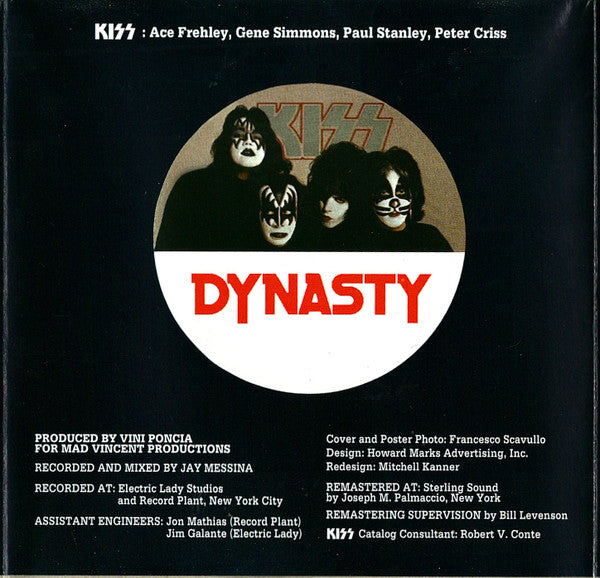 KISS : Dynasty (CD, Album, RE, RM)