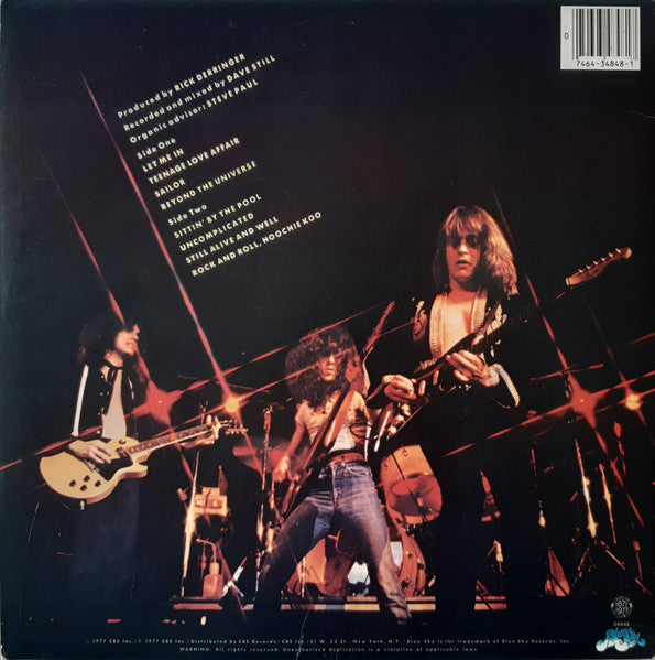 Derringer (2) : Live (LP, Album, RE, Pit)