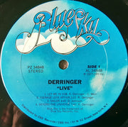 Derringer (2) : Live (LP, Album, RE, Pit)