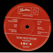 ABC : That  Was Then But This Is Now (12", Single)