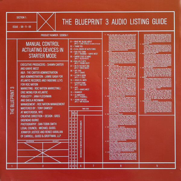 Jay-Z : The Blueprint 3 (2xLP, Album)