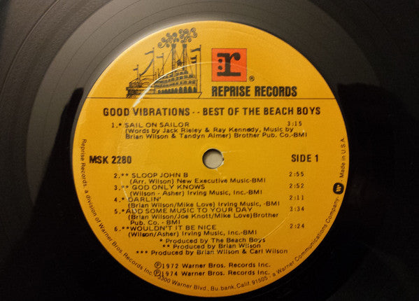 The Beach Boys : Good Vibrations: Best Of The Beach Boys (LP, Comp, RE, Gol)