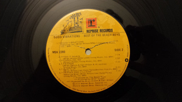 The Beach Boys : Good Vibrations: Best Of The Beach Boys (LP, Comp, RE, Gol)