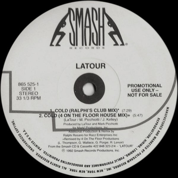 LaTour : Cold (12", Promo)