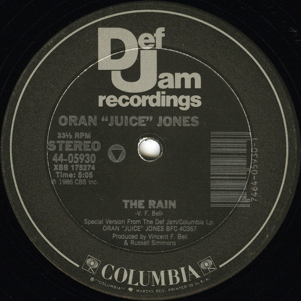 Oran "Juice" Jones* : The Rain / Your Song (12", Pit)
