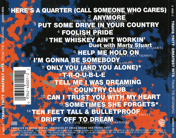 Travis Tritt : Greatest Hits - From The Beginning (CD, Comp, SRC)