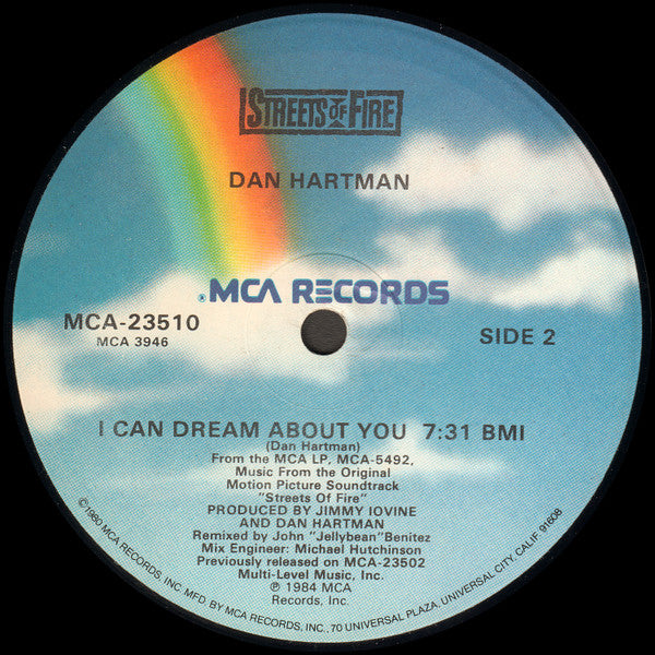 Dan Hartman : I Can Dream About You (12", P)