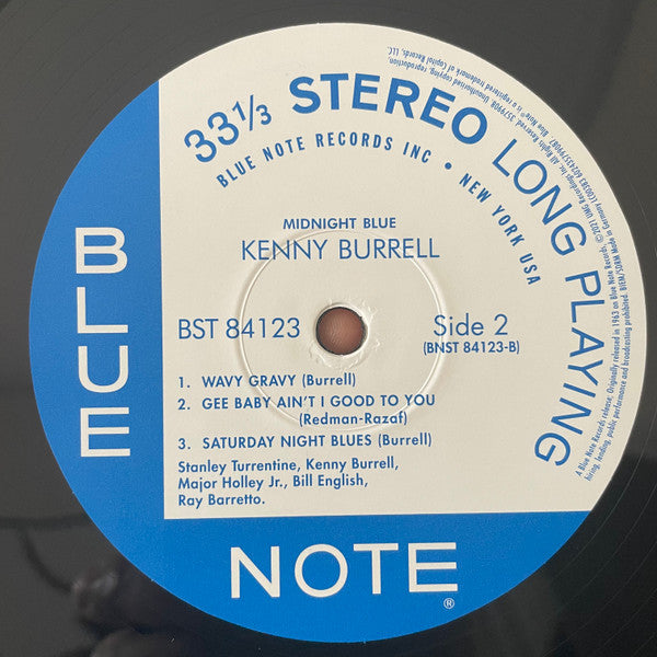 Buy Kenny Burrell : Midnight Blue (LP, Album, RE, 180) Online for
