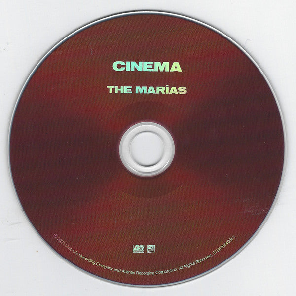 The Marías : Cinema (CDr, Album, Man)