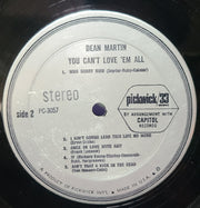 Dean Martin : You Can't Love 'Em All (LP, Comp)