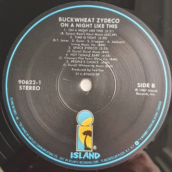 Buckwheat Zydeco : On A Night Like This (LP, Album)