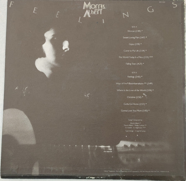 Morris Albert : Feelings (LP, Album, RE, Hol)