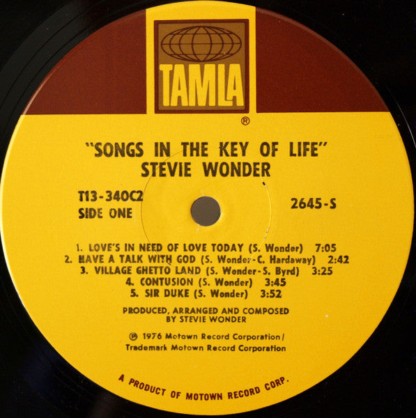 Stevie Wonder : Songs In The Key Of Life (2xLP, Wad + 7", EP + Album)