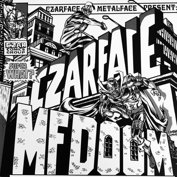 Czarface, MF Doom : Super What? (LP, Album, Whi)