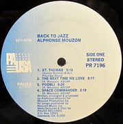 Alphonse Mouzon Band : Back To Jazz (LP, Album)