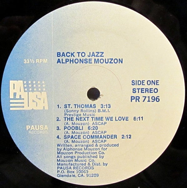 Alphonse Mouzon Band : Back To Jazz (LP, Album)