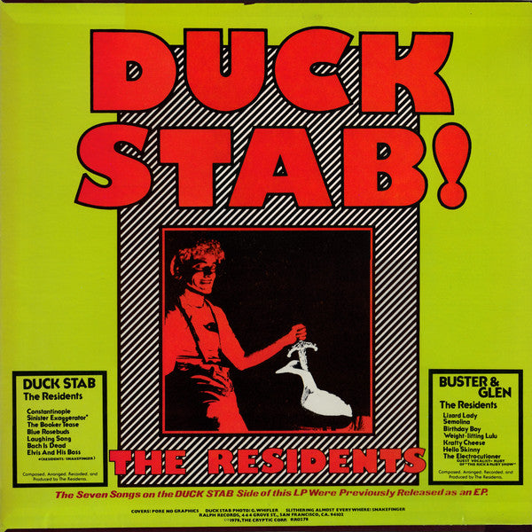 The Residents : Duck Stab / Buster & Glen (LP, Album, Gre)