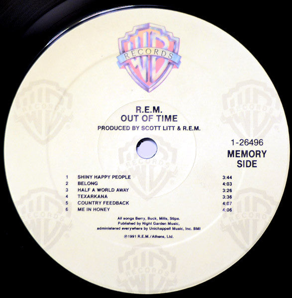 R.E.M. : Out Of Time (LP, Album)