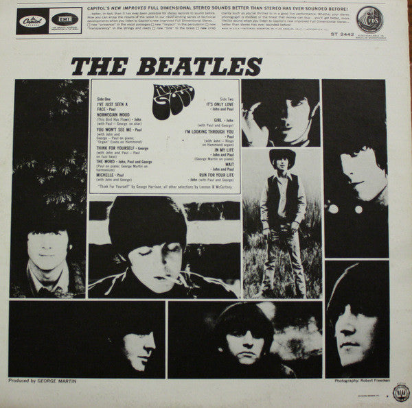 The Beatles : Rubber Soul (LP, Album, RE, Jac)