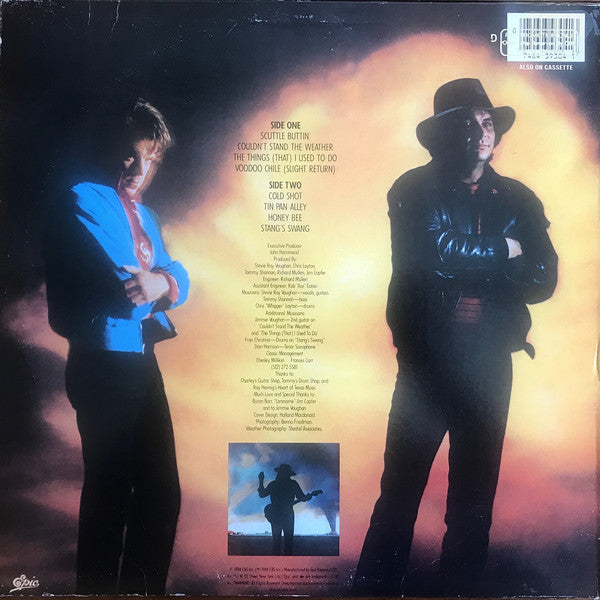 Stevie Ray Vaughan And Double Trouble* : Couldn't Stand The Weather (LP, Album, Pit)