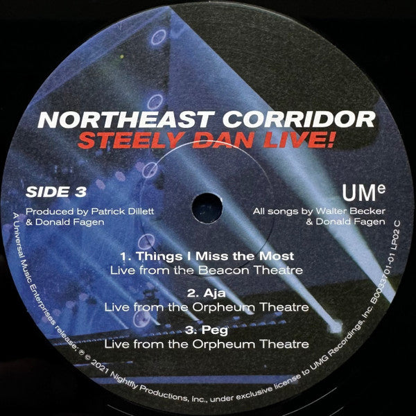 Steely Dan : Northeast Corridor: Steely Dan Live! (2xLP, Album, 180)