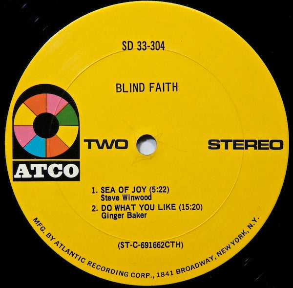 Blind Faith (2) : Blind Faith (LP, Album, CTH)