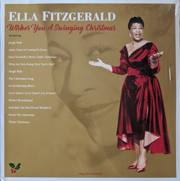 Ella Fitzgerald : Wishes You A Swinging Christmas (LP, Album, RE, 180)