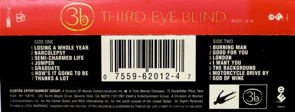 Third Eye Blind : Third Eye Blind (Cass, Album)