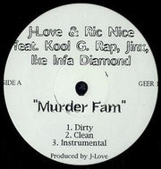 J-Love & Ric Nice Feat. Kool G Rap, Jinx* & Ike Infa Diamond : Murder Fam (12")
