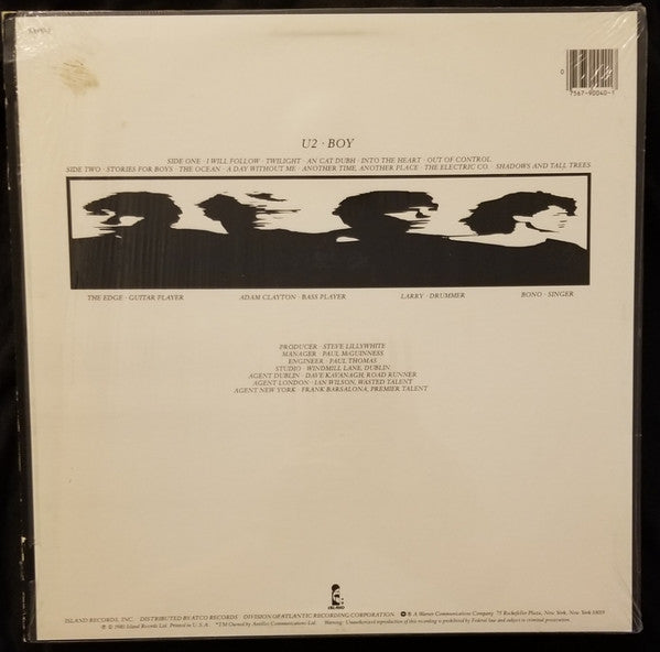 U2 : Boy (LP, Album, RE, SRC)
