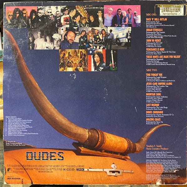 Various : Dudes (The Original Motion Picture Soundtrack Album) (LP, Album, Comp)