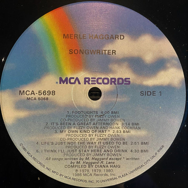 Merle Haggard : Songwriter (LP, Comp, Glo)