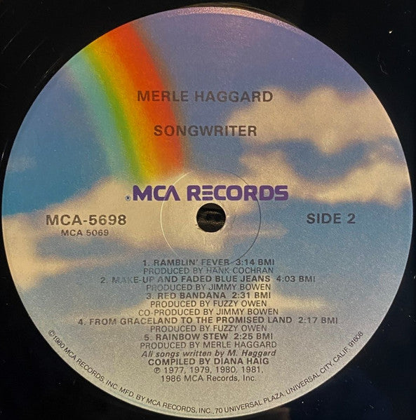 Merle Haggard : Songwriter (LP, Comp, Glo)