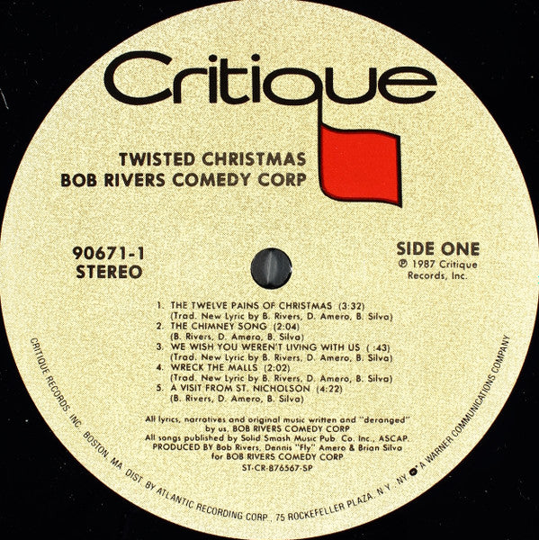 Bob Rivers Comedy Corp : Twisted Christmas (LP)