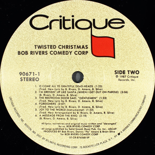 Bob Rivers Comedy Corp : Twisted Christmas (LP)