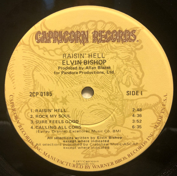 Elvin Bishop : Raisin' Hell (2xLP, Album, Jac)