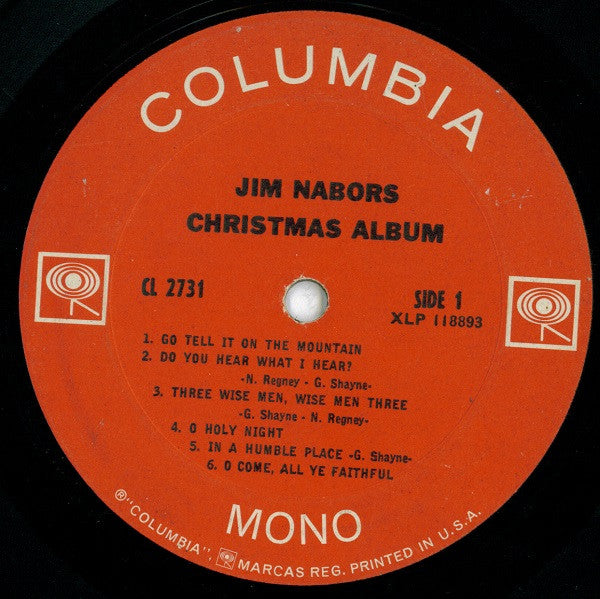Jim Nabors : Jim Nabors Christmas Album (LP, Album, Mono)